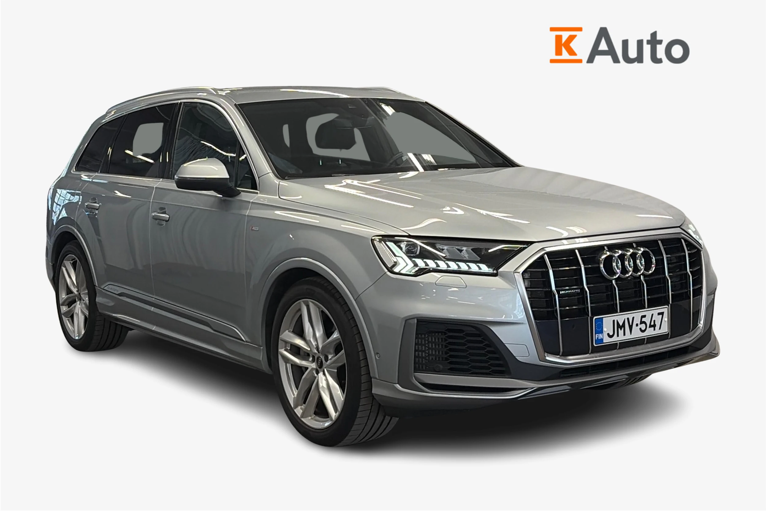 harmaa Audi Q7 2023 kuva 1.