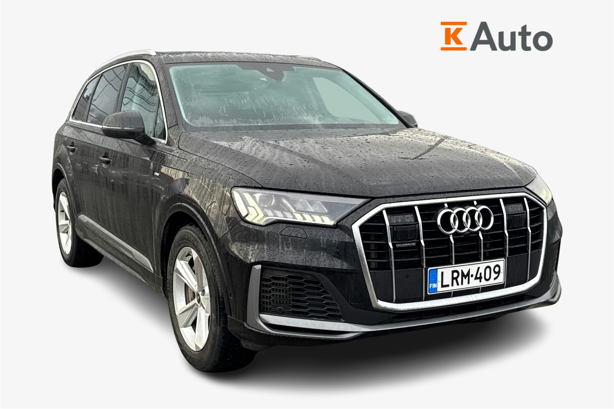 musta Audi Q7 2023 kuva 1.