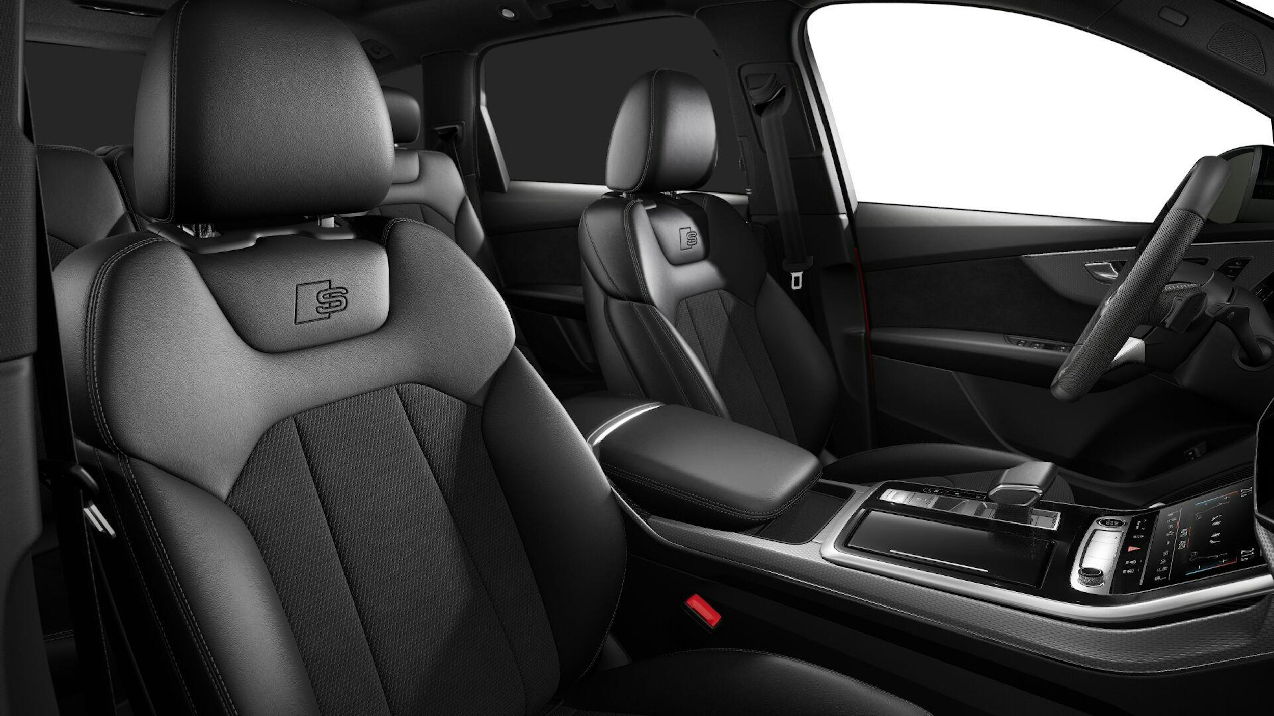punainen Audi Q7 2025 kuva 7.
