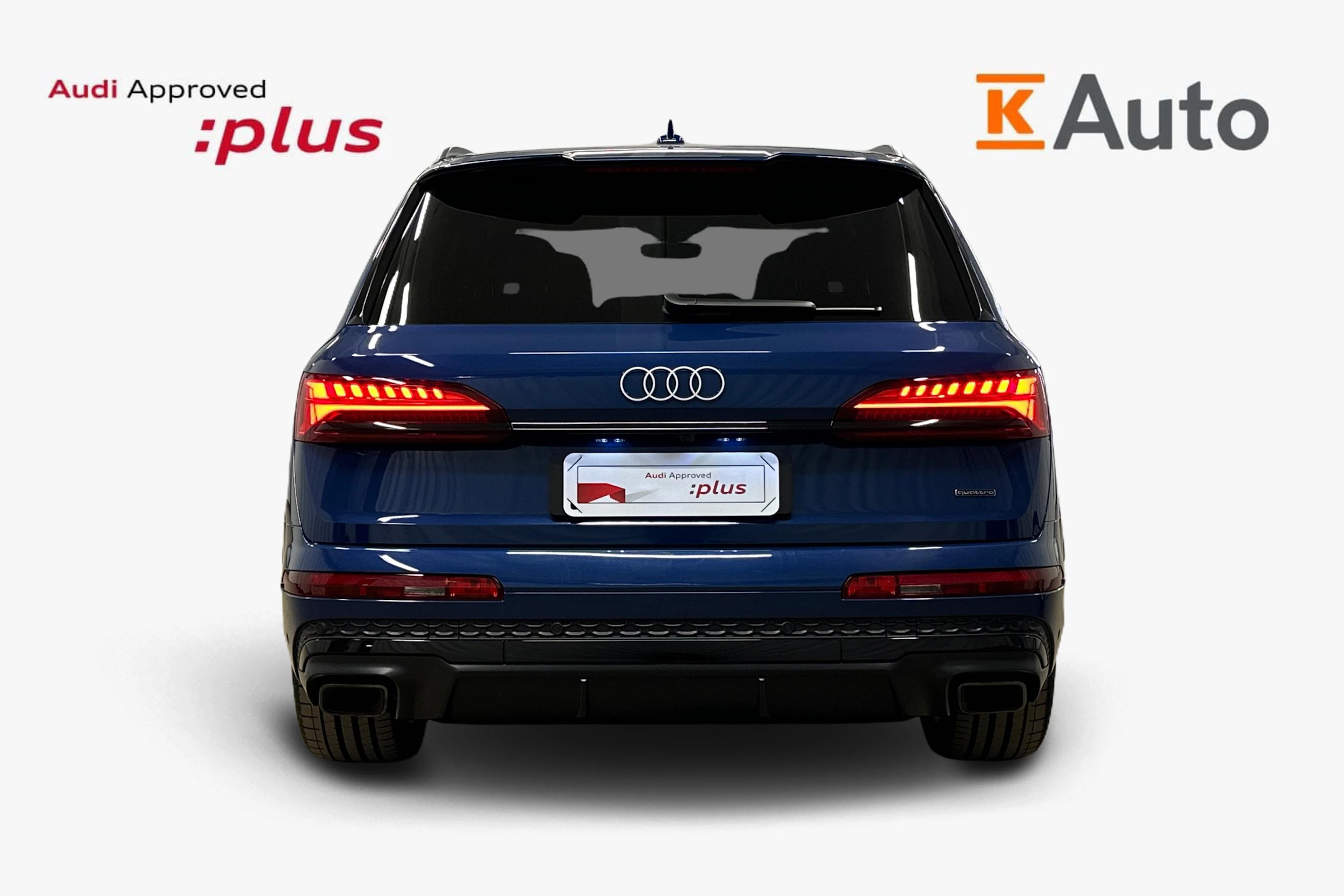 sininen Audi Q7 2025 kuva 3.