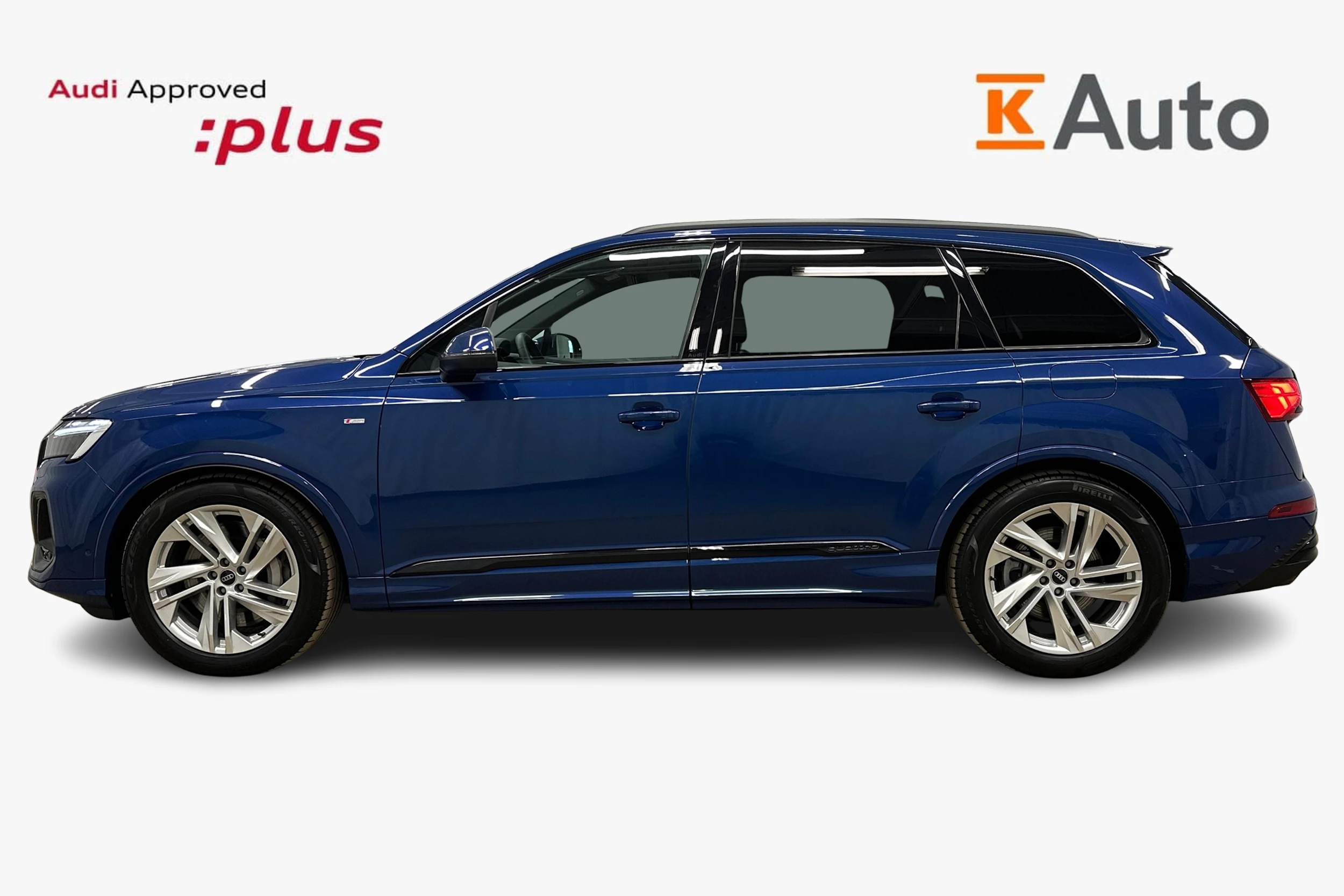 sininen Audi Q7 2025 kuva 5.