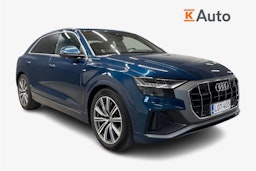 Sininen Audi Q8 2018 kuva 1.