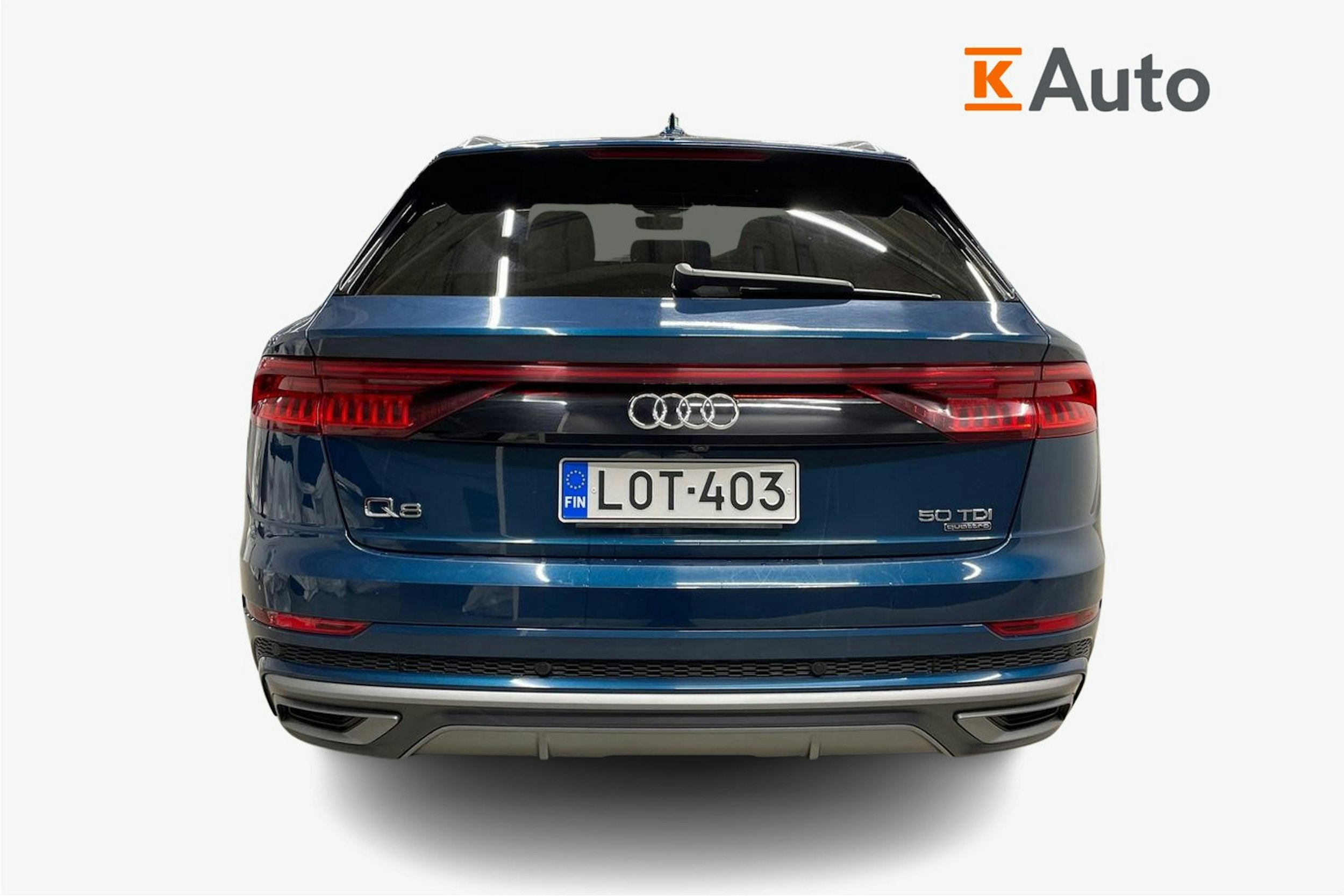 Sininen Audi Q8 2018 kuva 3.
