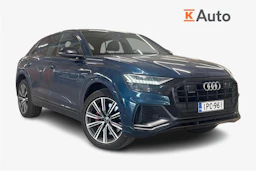 Sininen Audi Q8 2021 kuva 1.