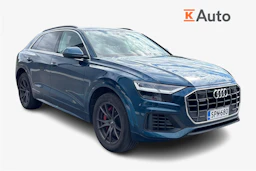 sininen Audi Q8 2021 kuva 1.