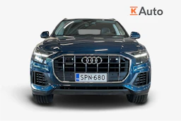 sininen Audi Q8 2021 kuva 4.