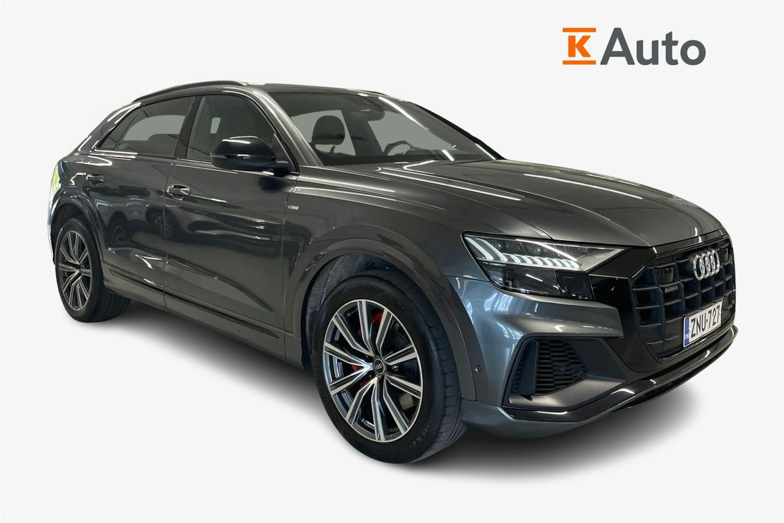 met. harmaa Audi Q8 2021 kuva 1.