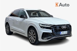 valkoinen Audi Q8 2022 kuva 1.