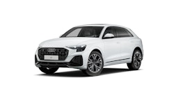 valkoinen Audi Q8 2025 kuva 1.