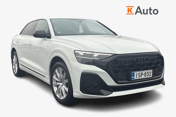 Audi Q8 TFSI e quattro 360 kW Vorsprung Edition | 5v/150tkm takuu | Nelipyöräohjaus  | B&O | Vetokoukku