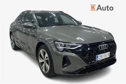 Harmaa Audi Q8 e-tron 2023 kuva 1.