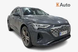 met. harmaa Audi Q8 e-tron 2023 kuva 1.