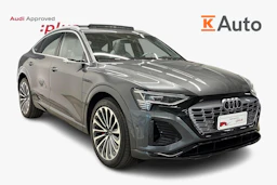 musta Audi Q8 e-tron 2023 kuva 1.