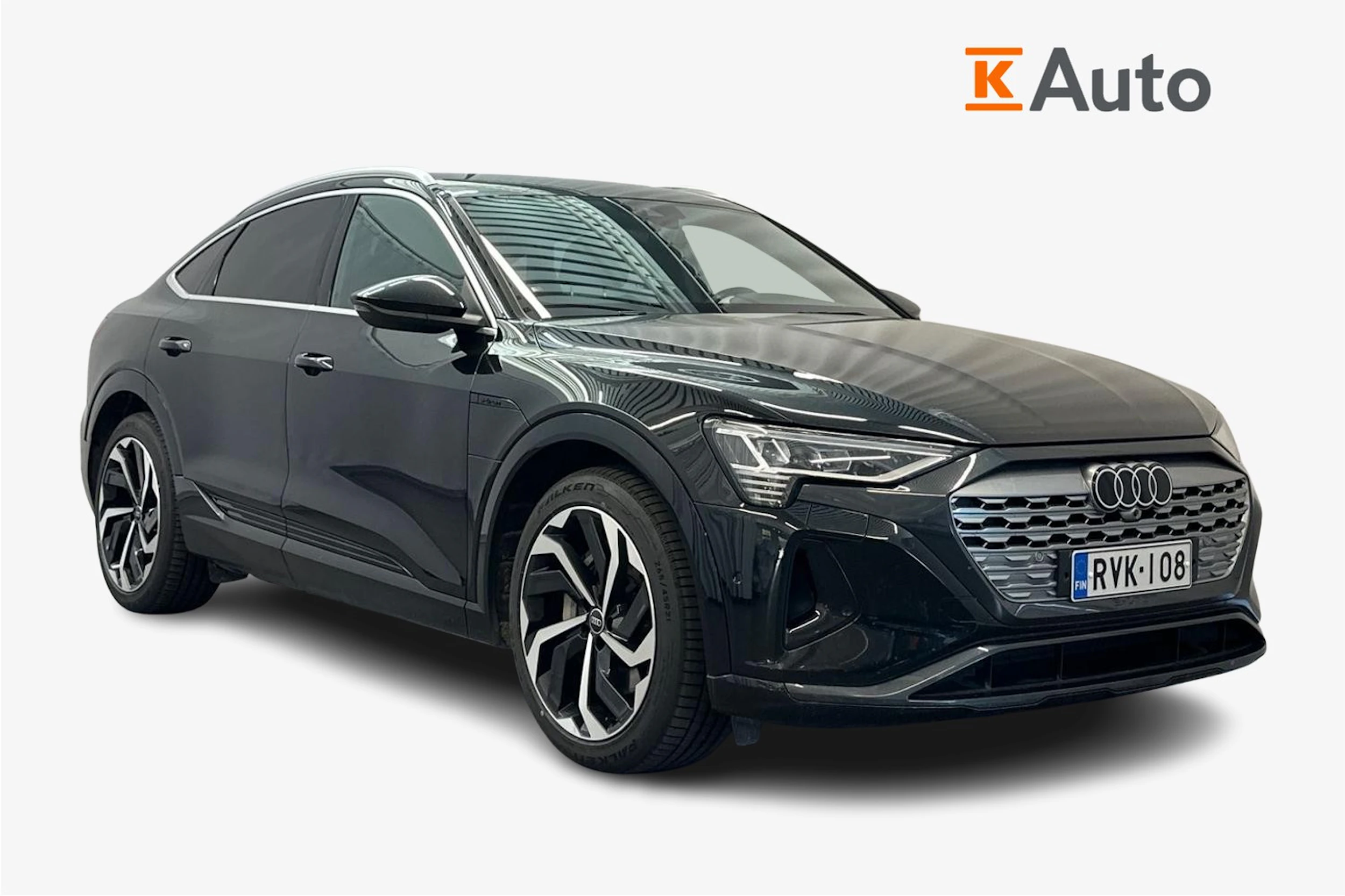 musta Audi Q8 e-tron 2024 kuva 1.