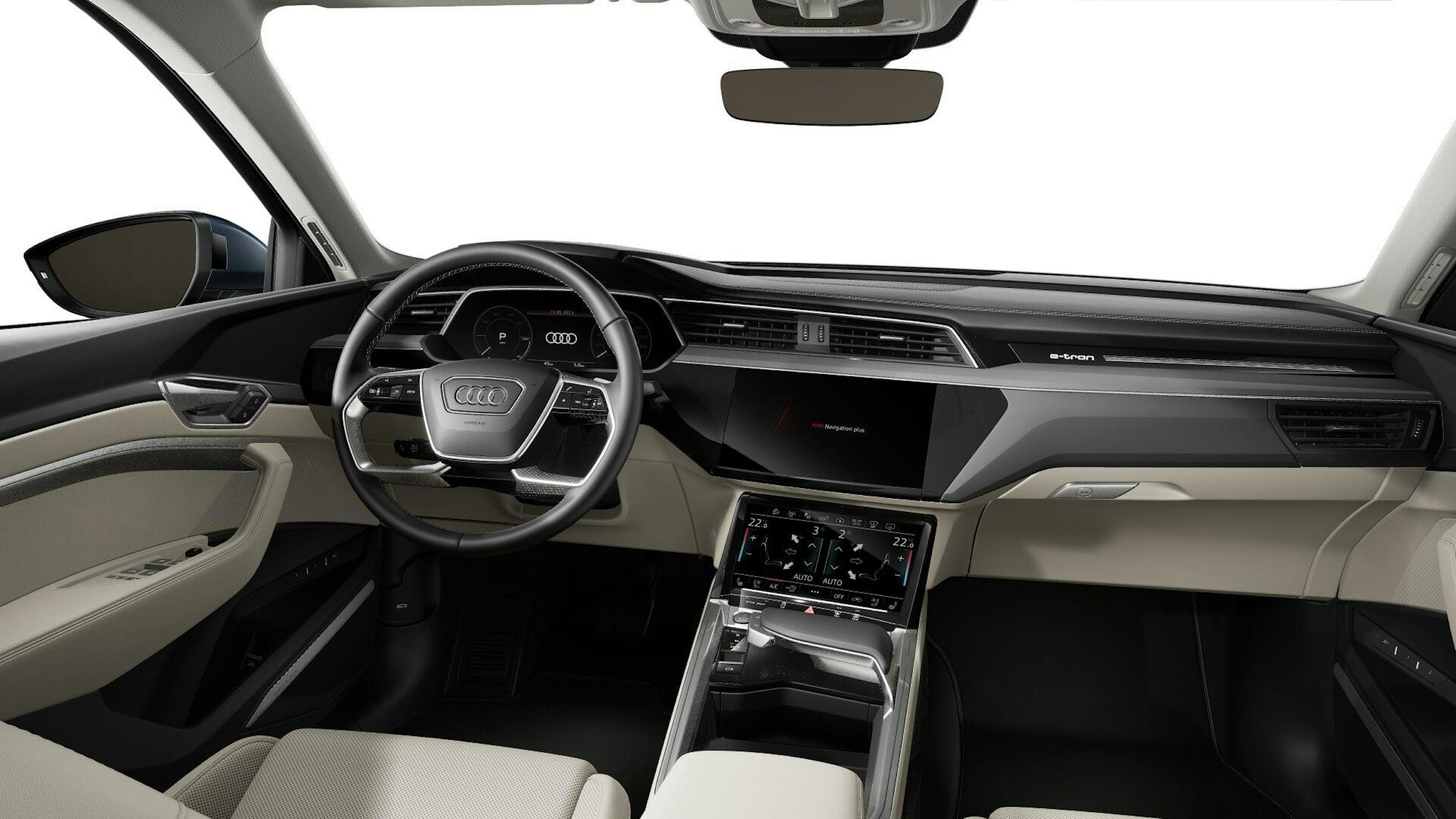 sininen Audi Q8 e-tron 2024 kuva 8.