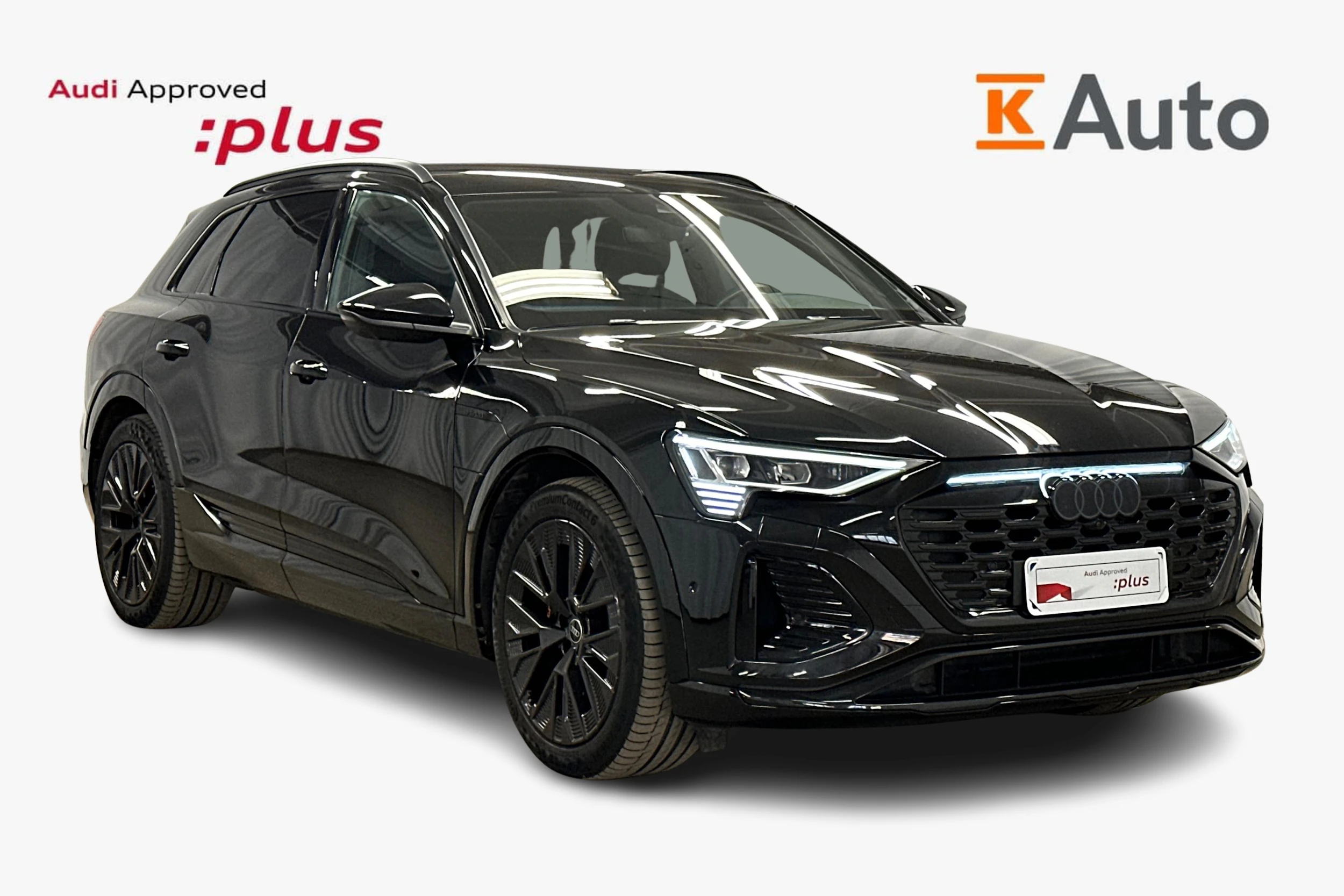 musta Audi Q8 e-tron 2024 kuva 1.
