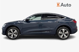 sininen Audi Q8 e-tron 2024 kuva 6.