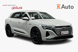valkoinen Audi Q8 e-tron 2024 kuva 1.