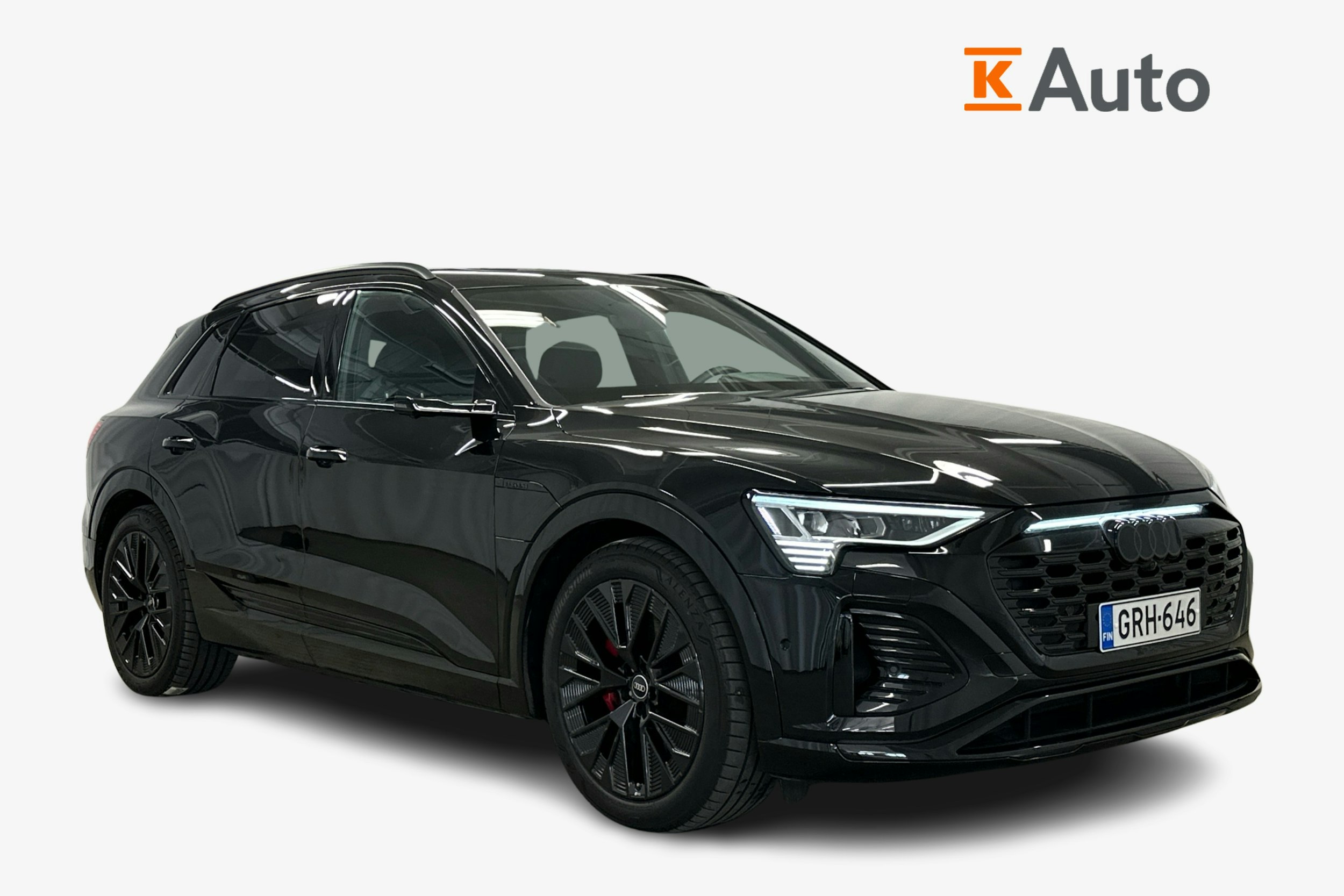 musta Audi Q8 e-tron 2024 kuva 1.