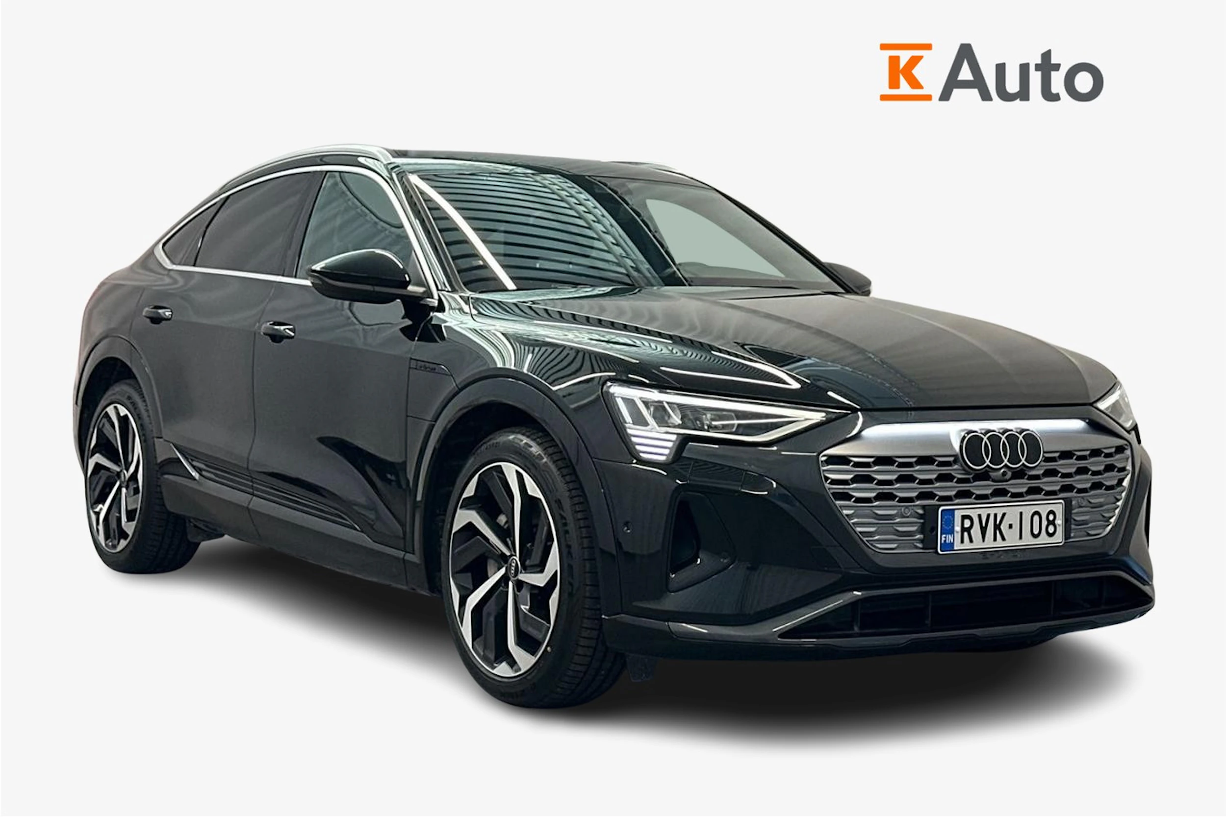 musta Audi Q8 e-tron 2024 kuva 1.