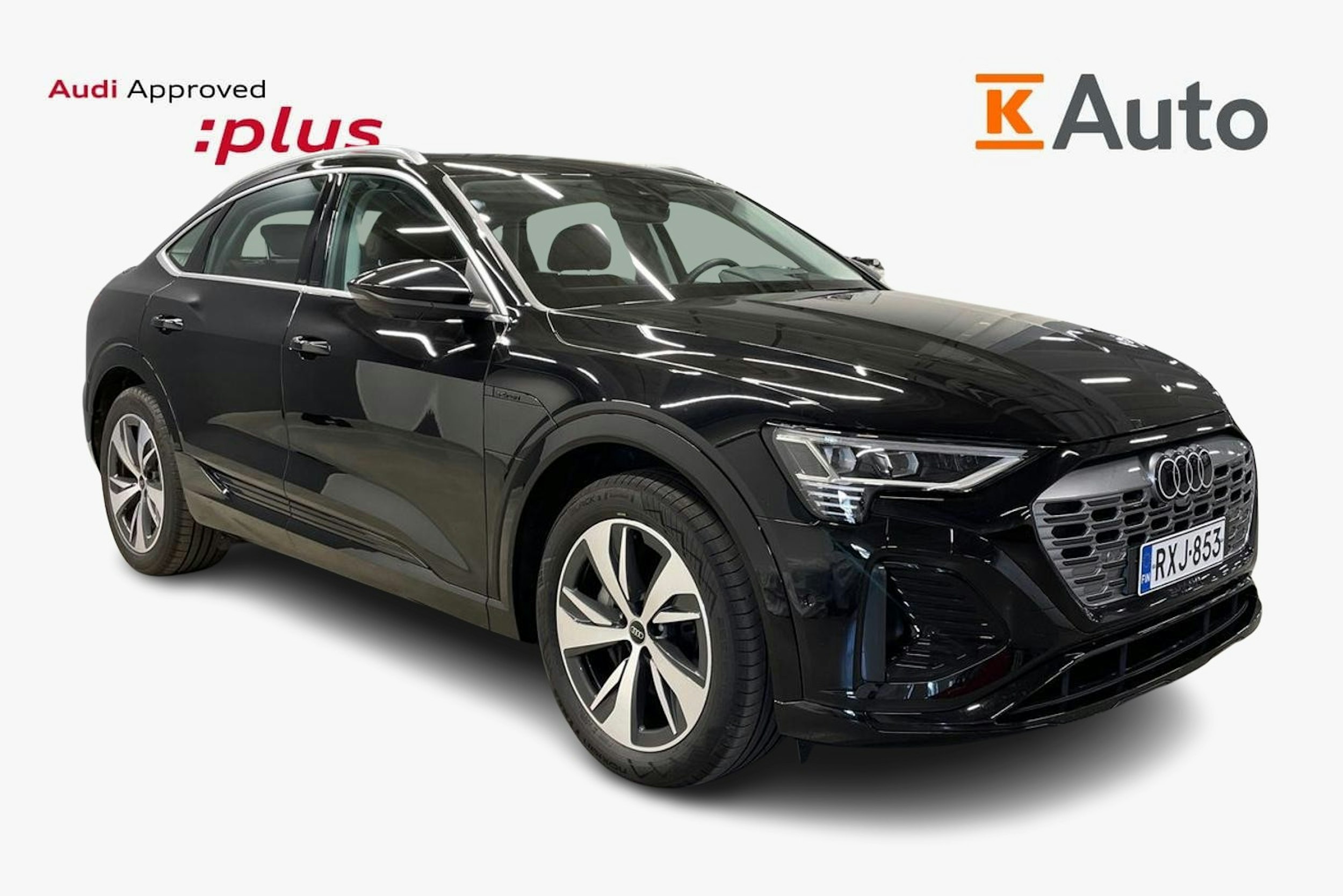 Musta Audi Q8 e-tron 2024 kuva 1.