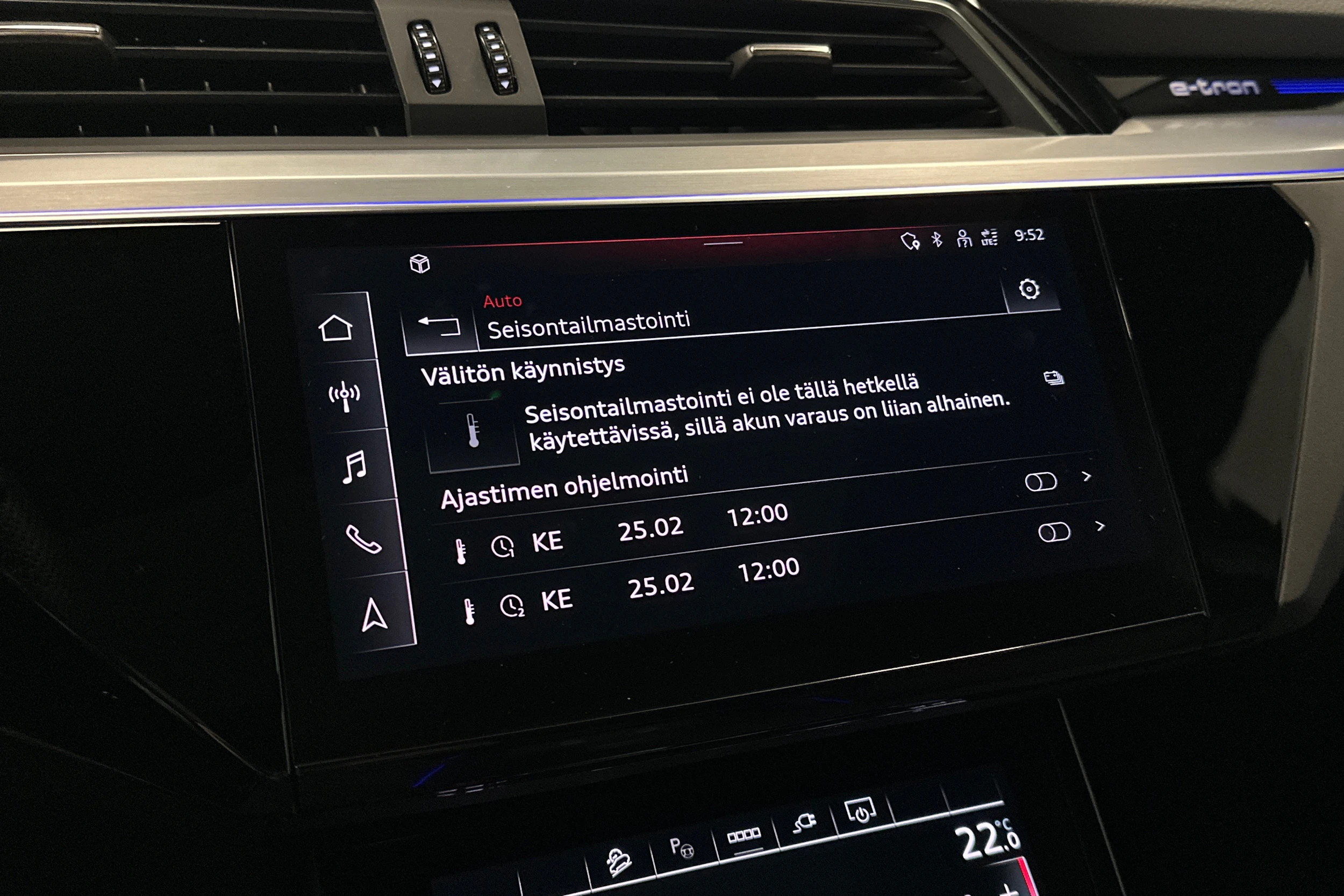 musta Audi Q8 e-tron 2024 kuva 23.