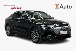 musta Audi Q8 e-tron 2024 kuva 1.