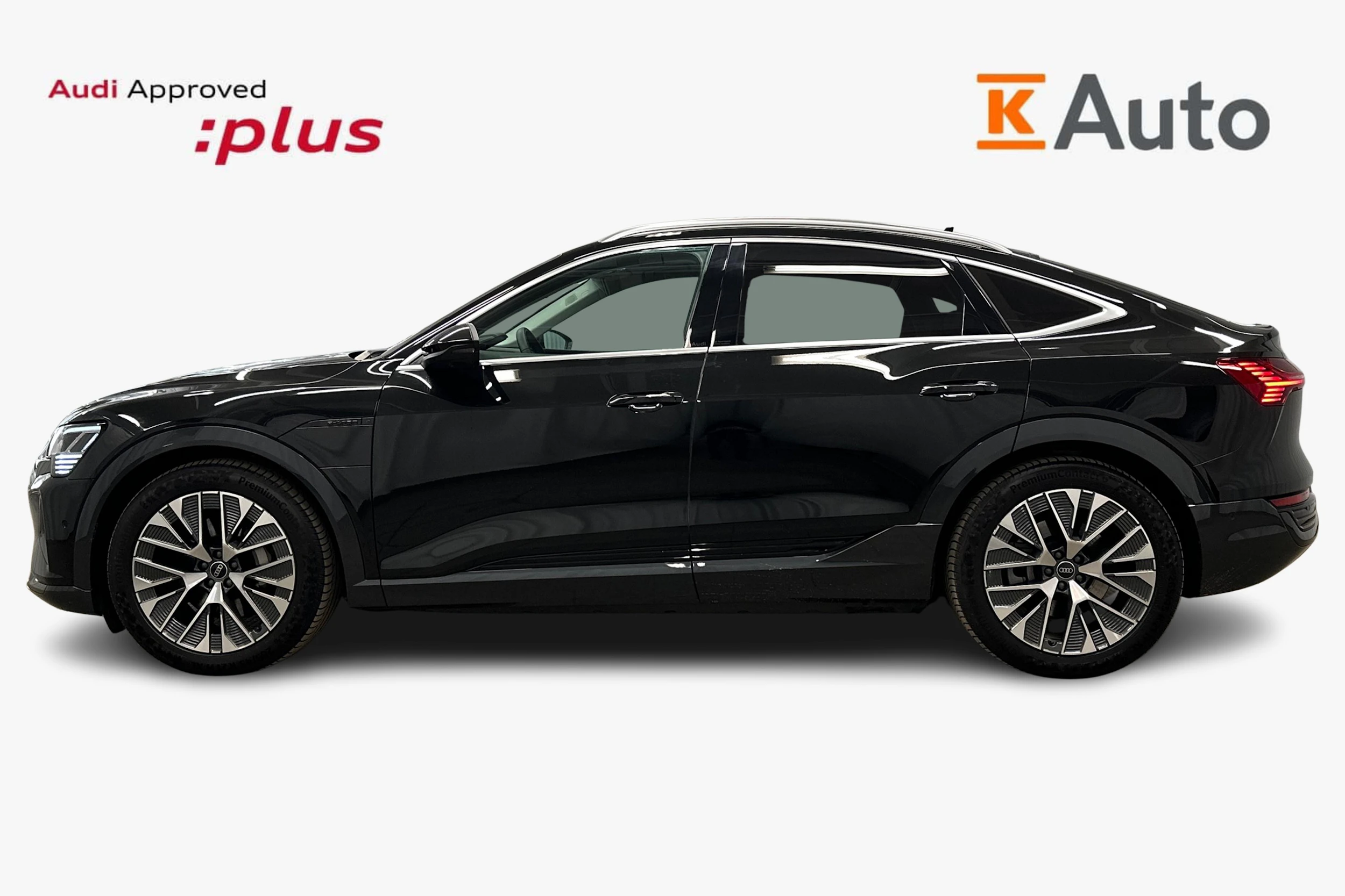musta Audi Q8 e-tron 2024 kuva 5.