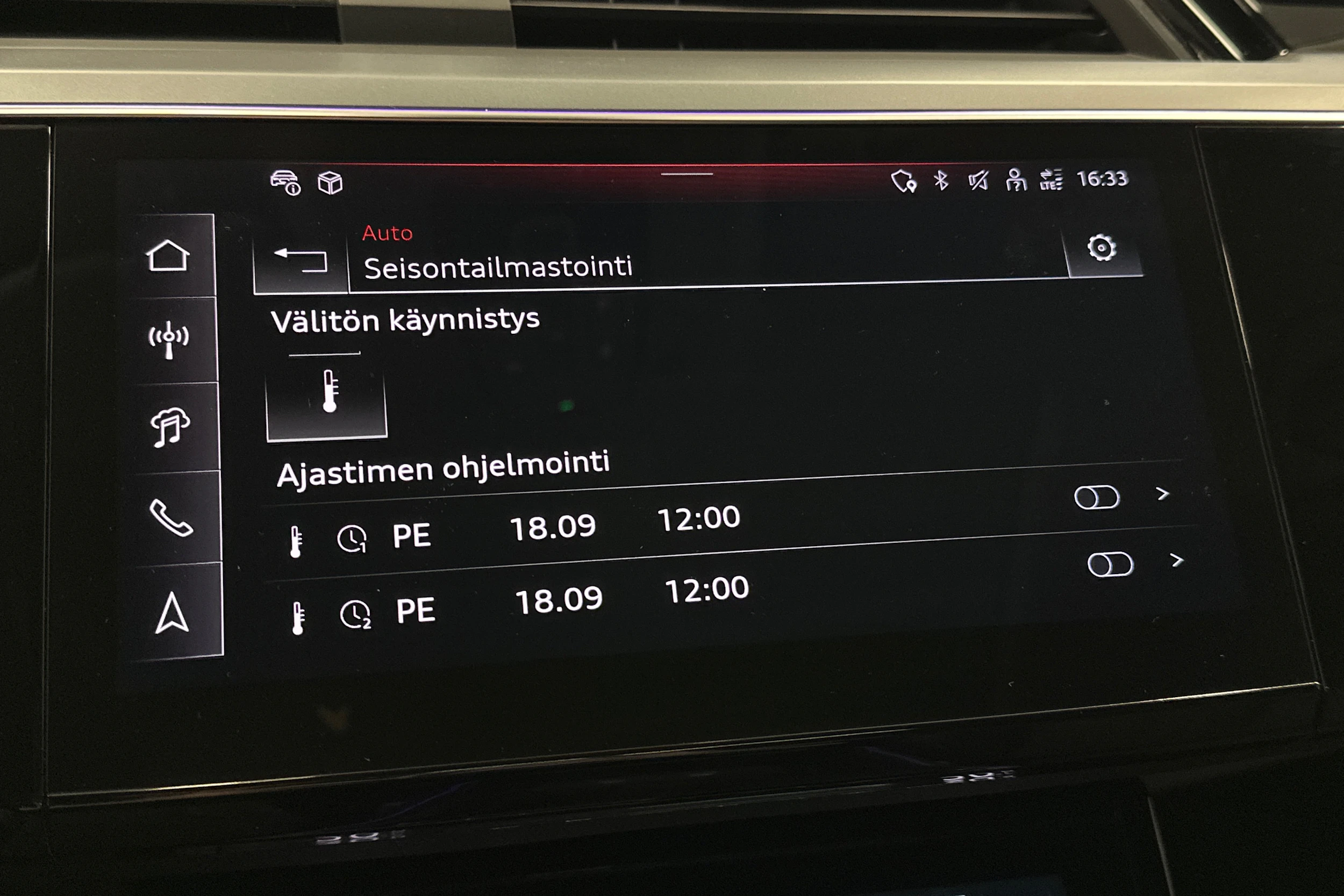 musta Audi Q8 e-tron 2024 kuva 28.