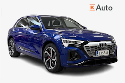 sininen Audi Q8 e-tron 2024 kuva 1.