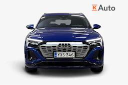 sininen Audi Q8 e-tron 2024 kuva 4.