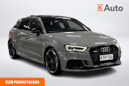 harmaa Audi RS 3 2018 kuva 1.