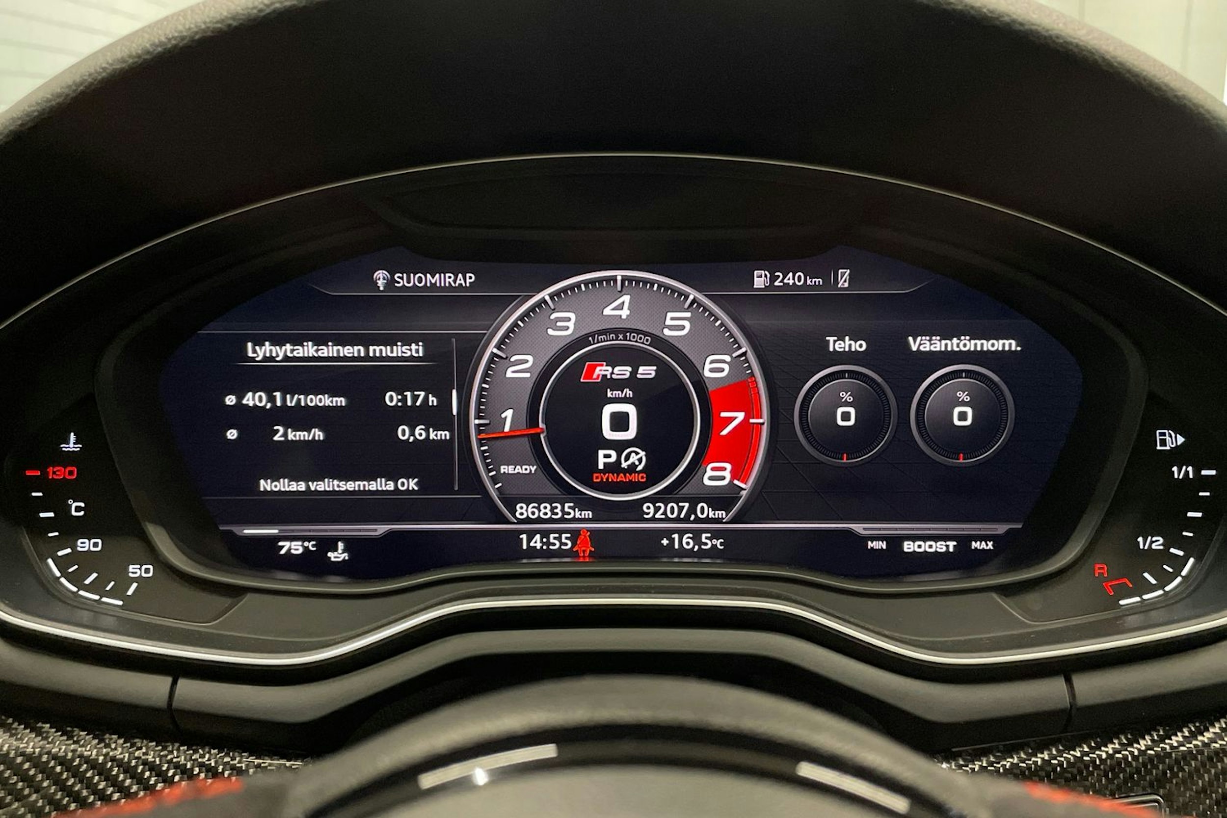 Sininen Audi RS5 2018 kuva 15.