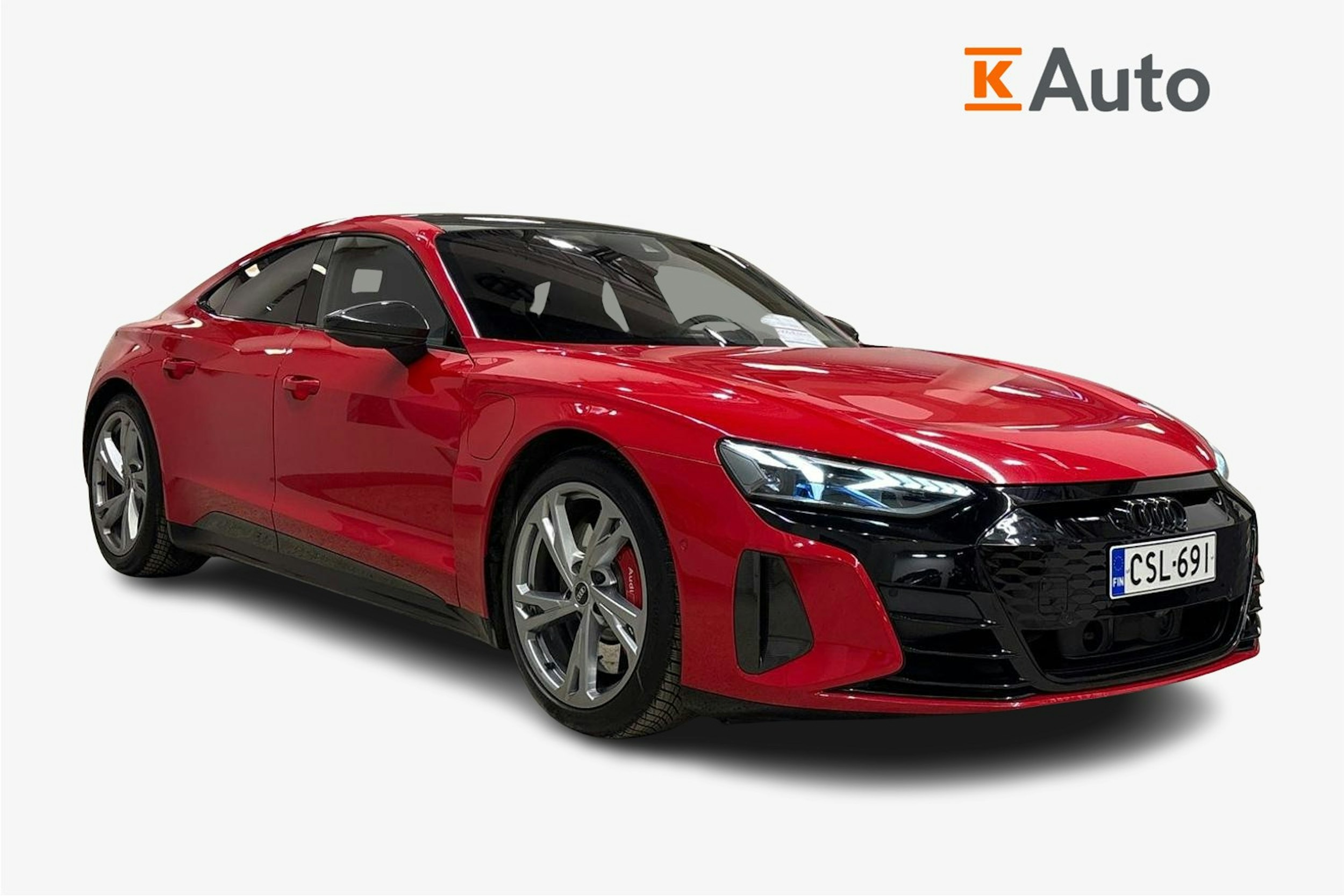 punainen Audi RS e-tron GT 2022 kuva 1.