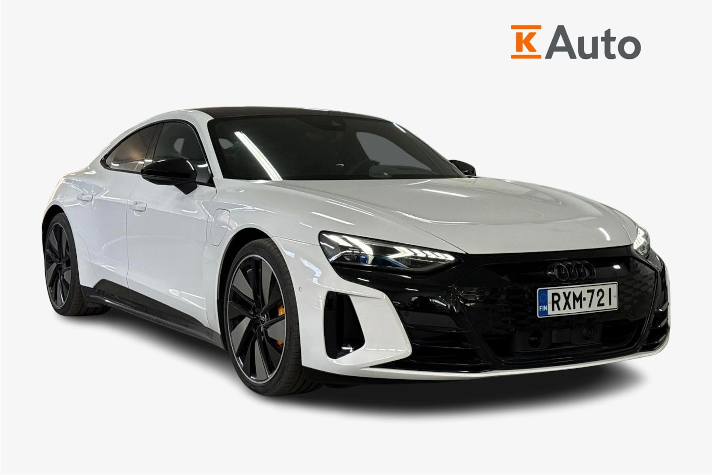 valkoinen Audi RS e-tron GT 2022 kuva 1.