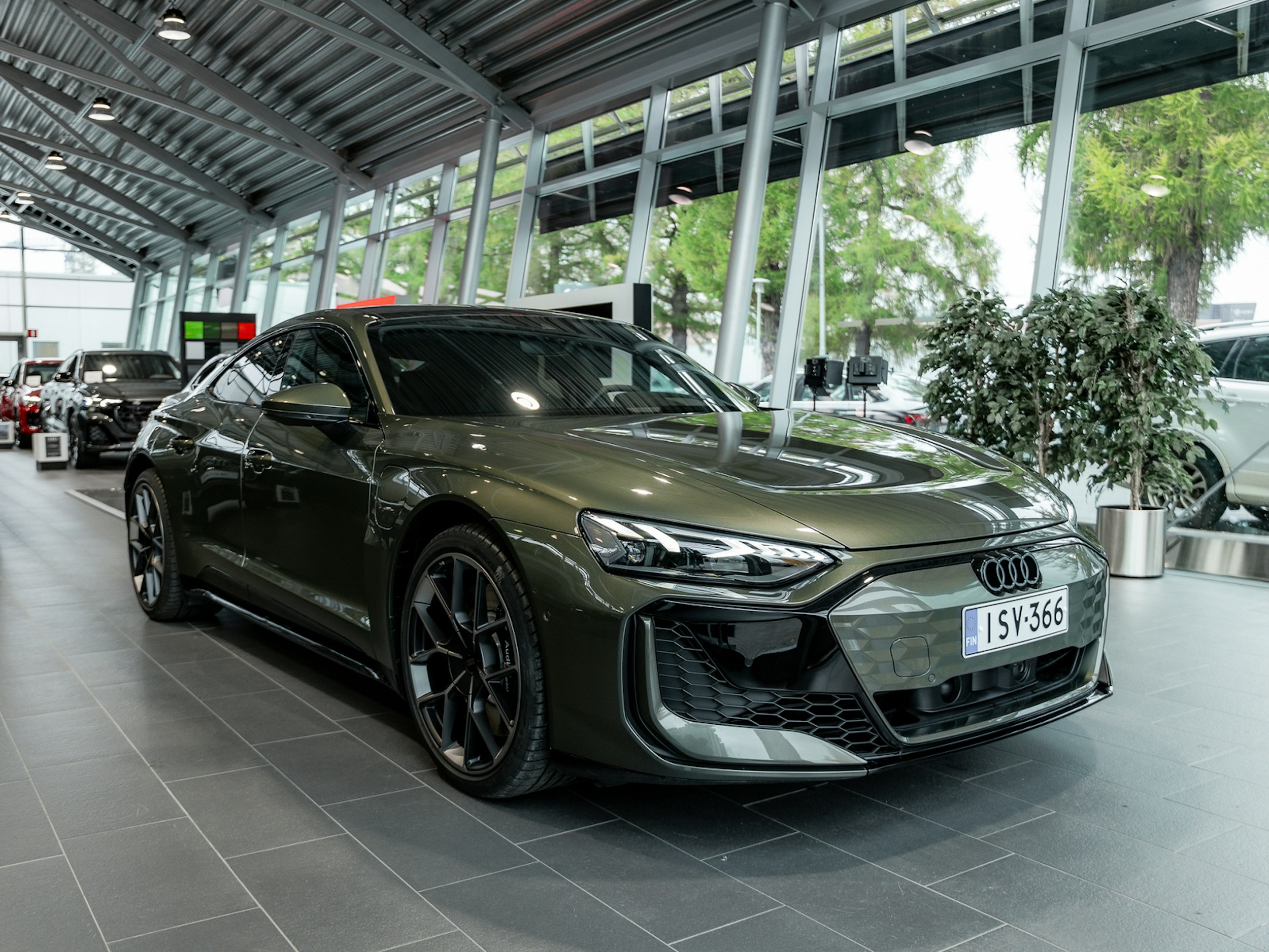 vihreä Audi RS e-tron GT 2025 kuva 2.