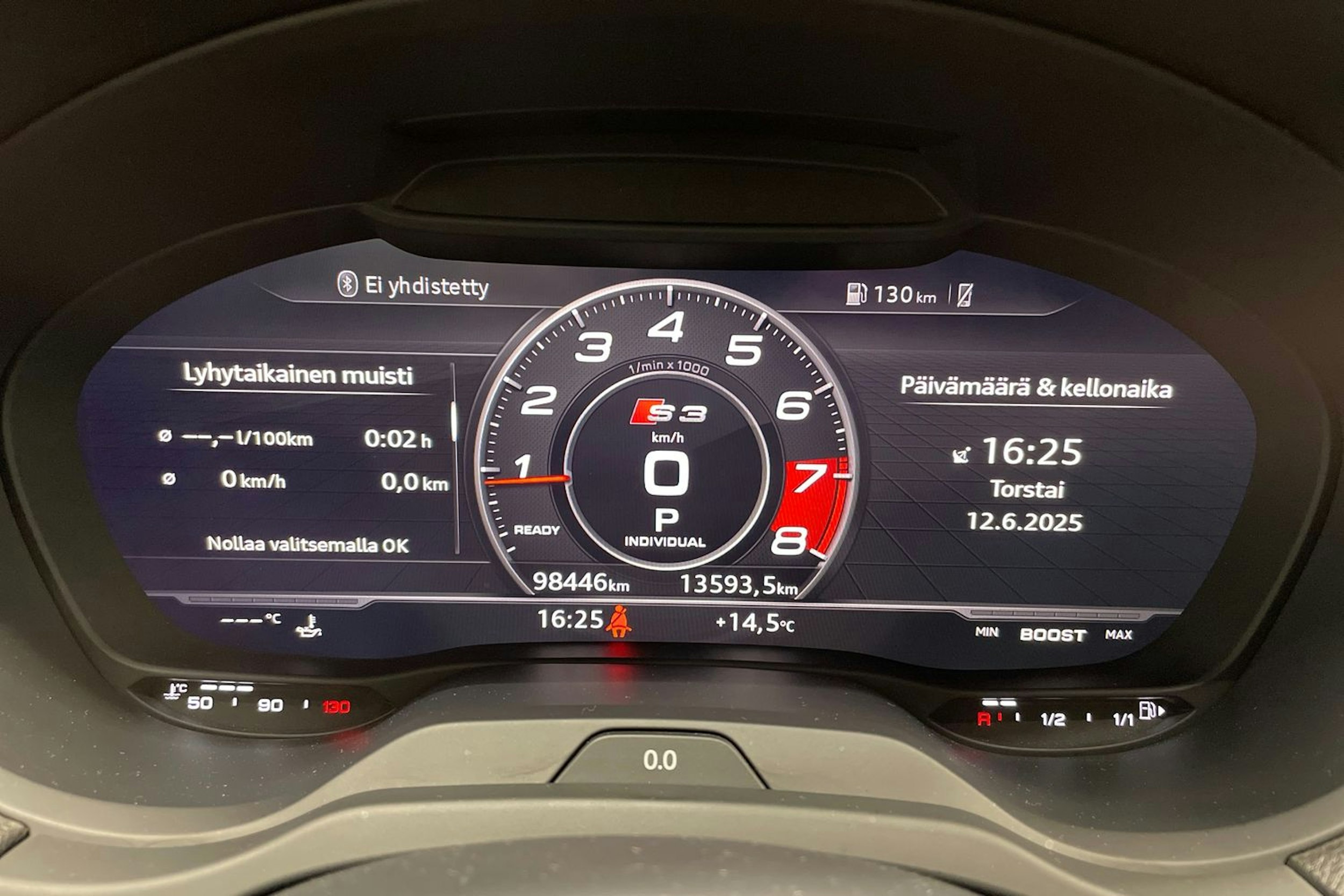 Punainen Audi S3 2019 kuva 16.