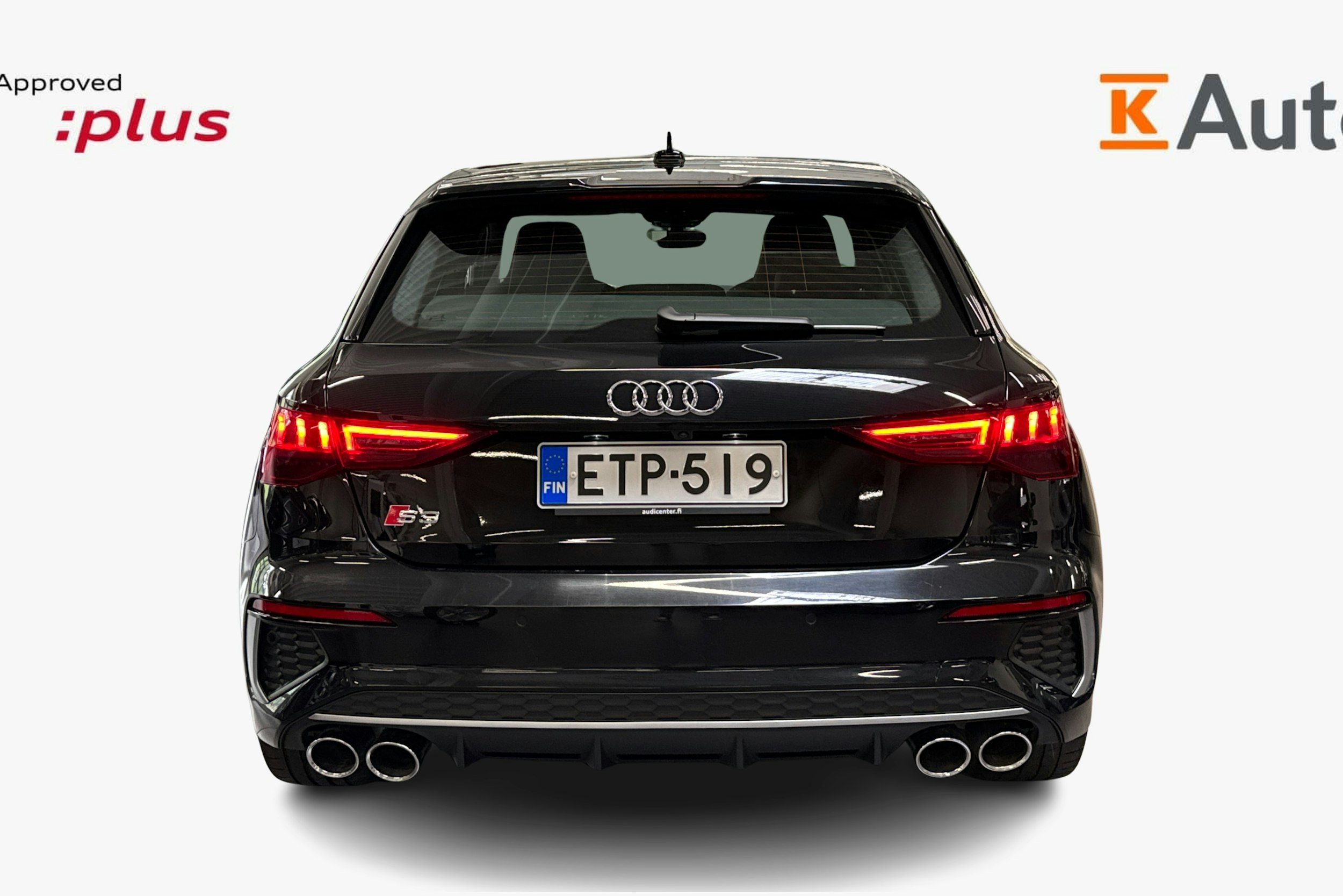 Musta Audi S3 2021 kuva 3.