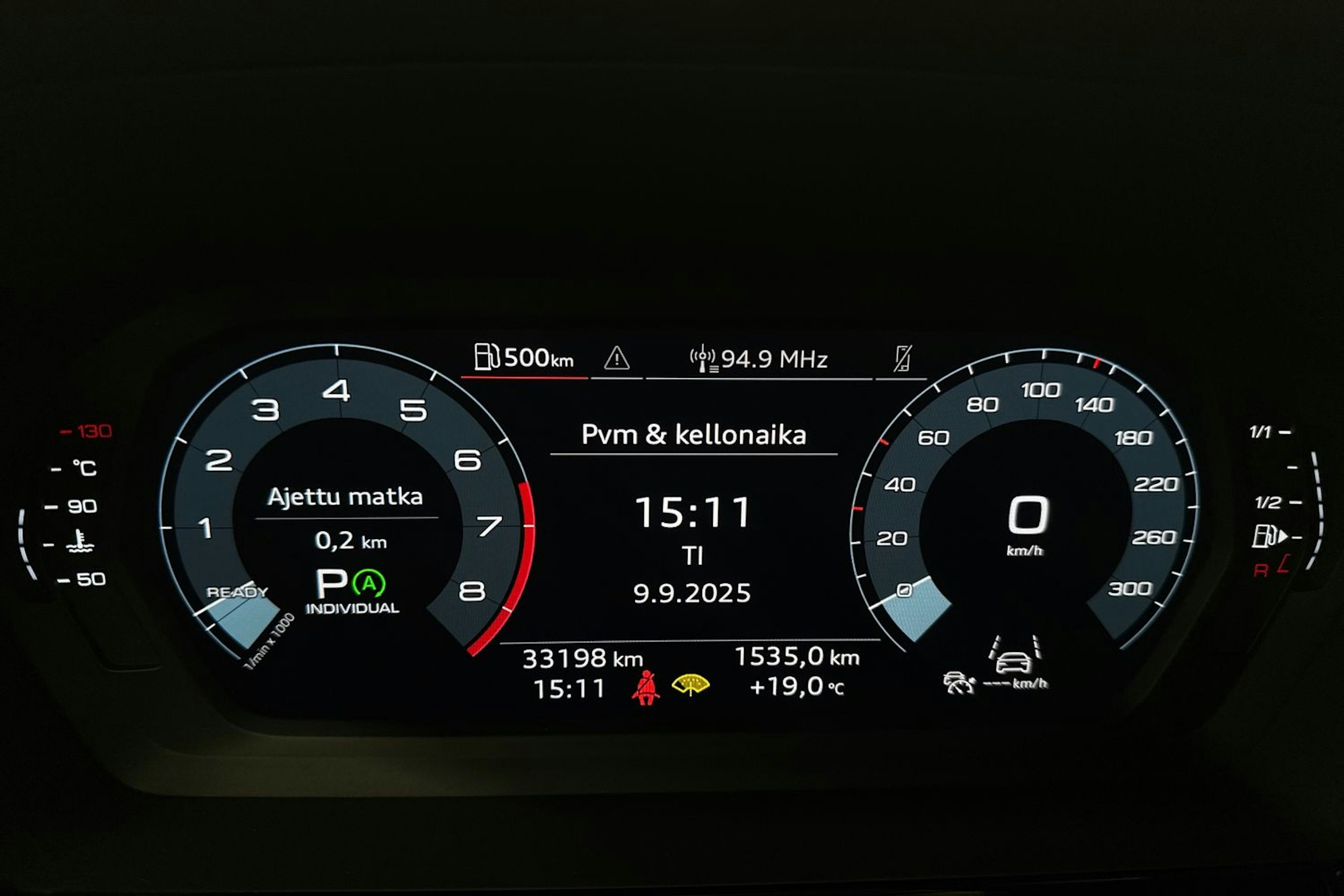 Punainen Audi S3 2022 kuva 18.