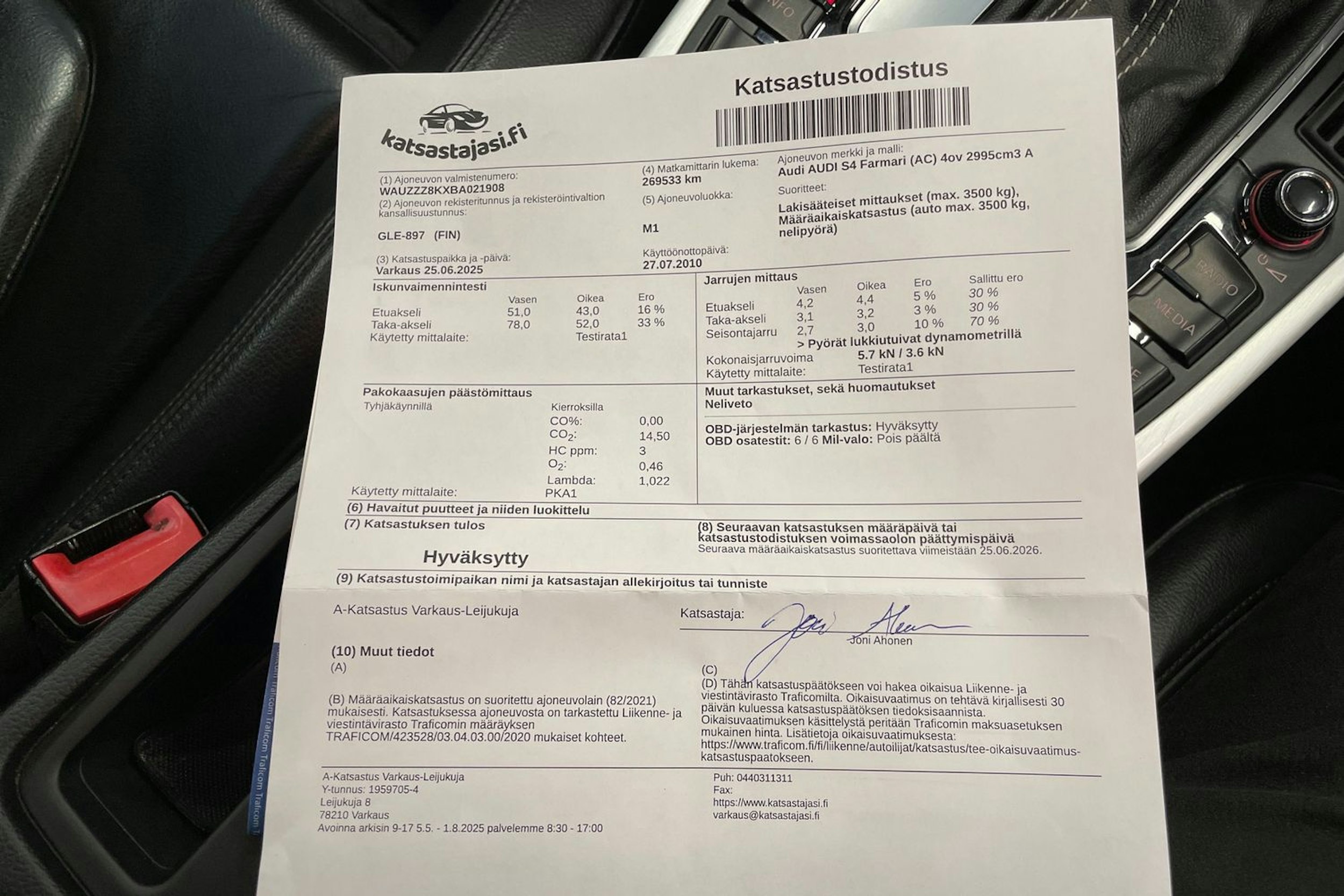 Musta Audi S4 Avant 2011 kuva 33.