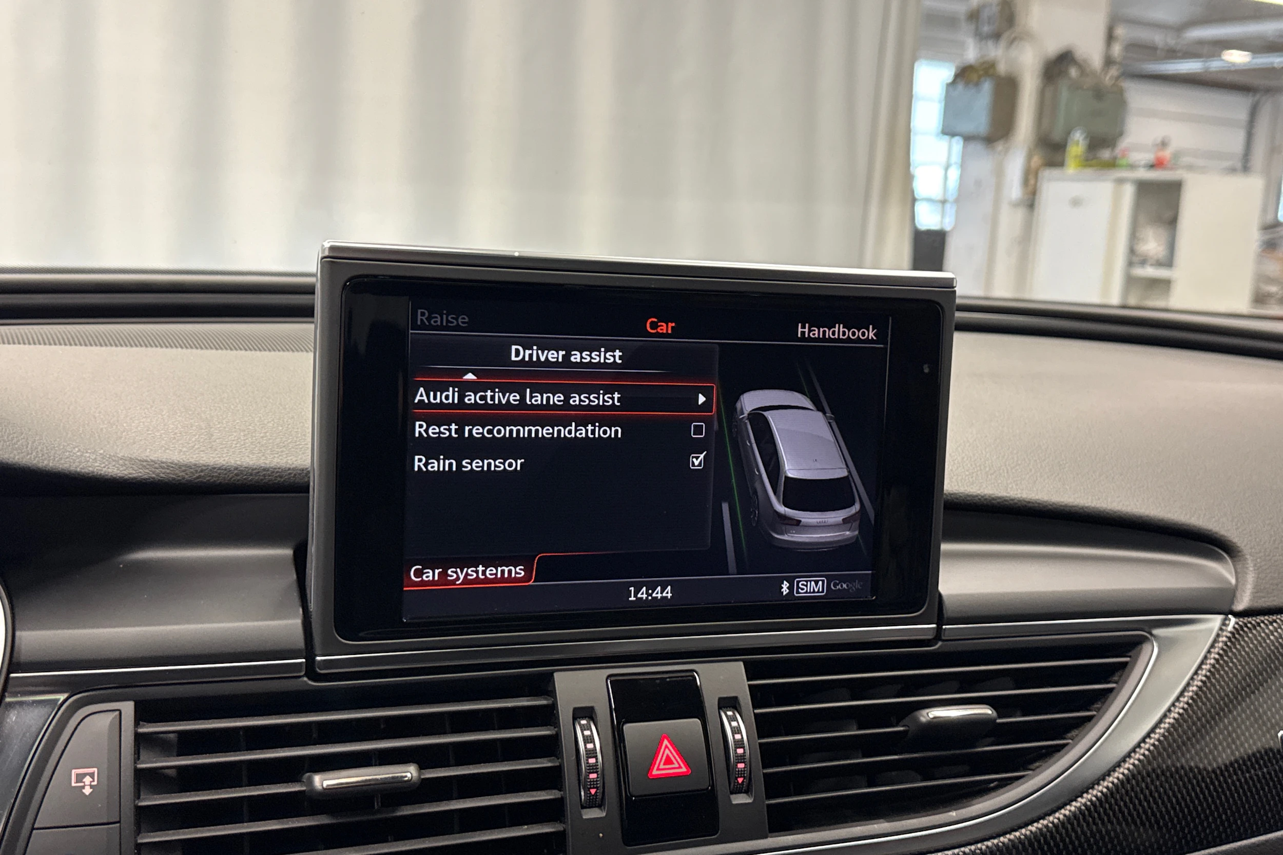 sininen Audi S6 2018 kuva 19.