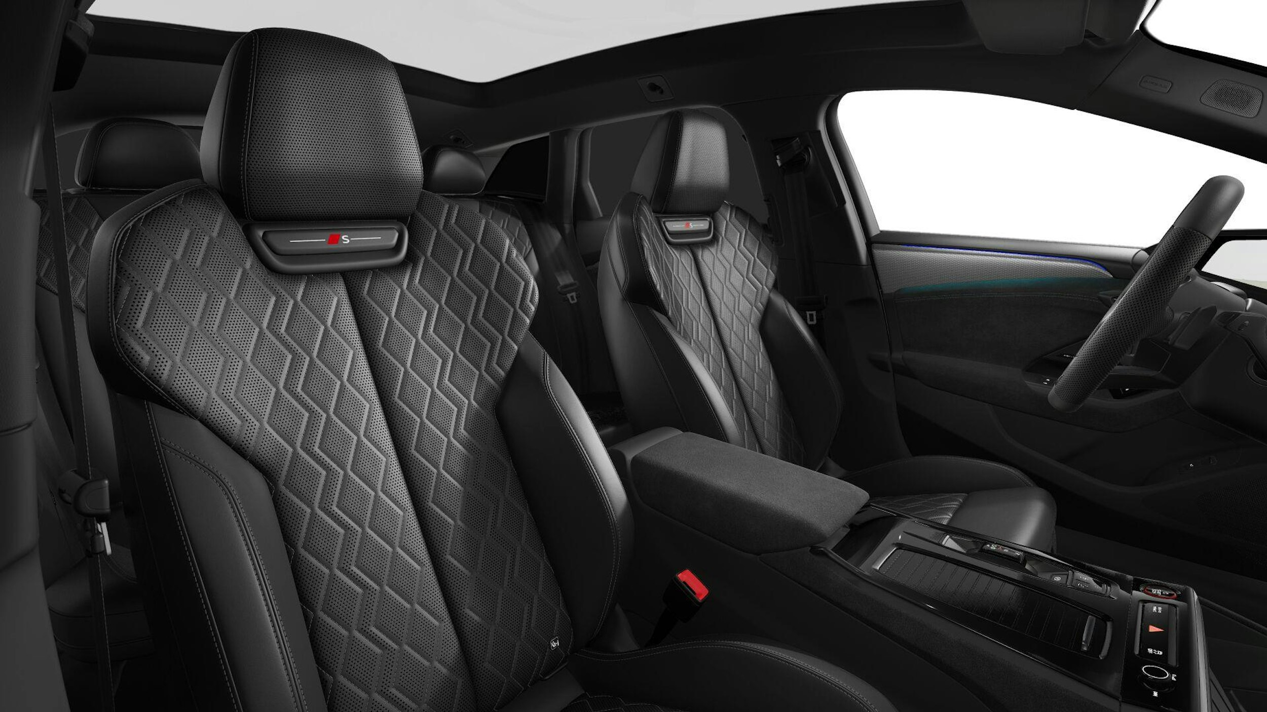 beige Audi S6 e-tron 2025 kuva 8.