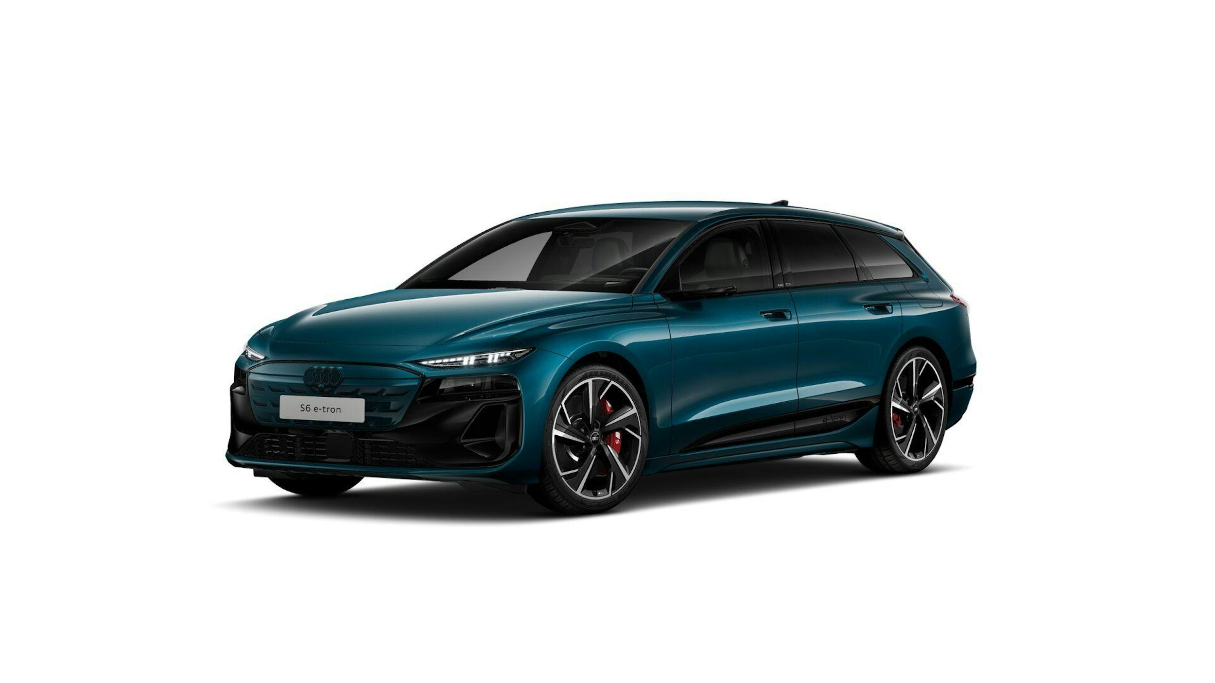sininen Audi S6 e-tron 2025 kuva 1.
