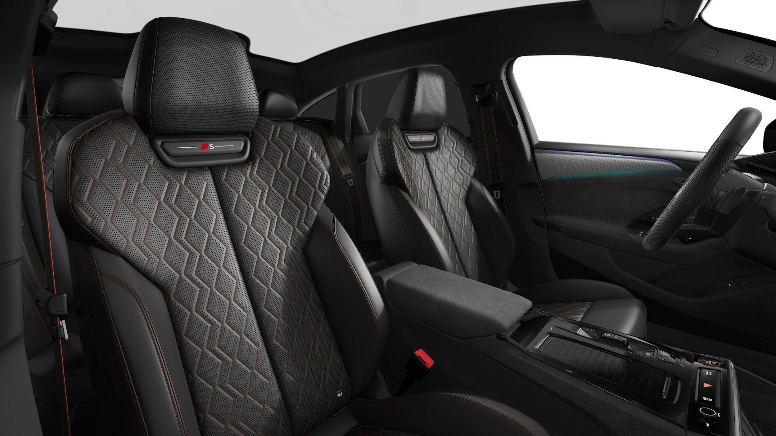 valkoinen Audi S6 e-tron 2025 kuva 7.