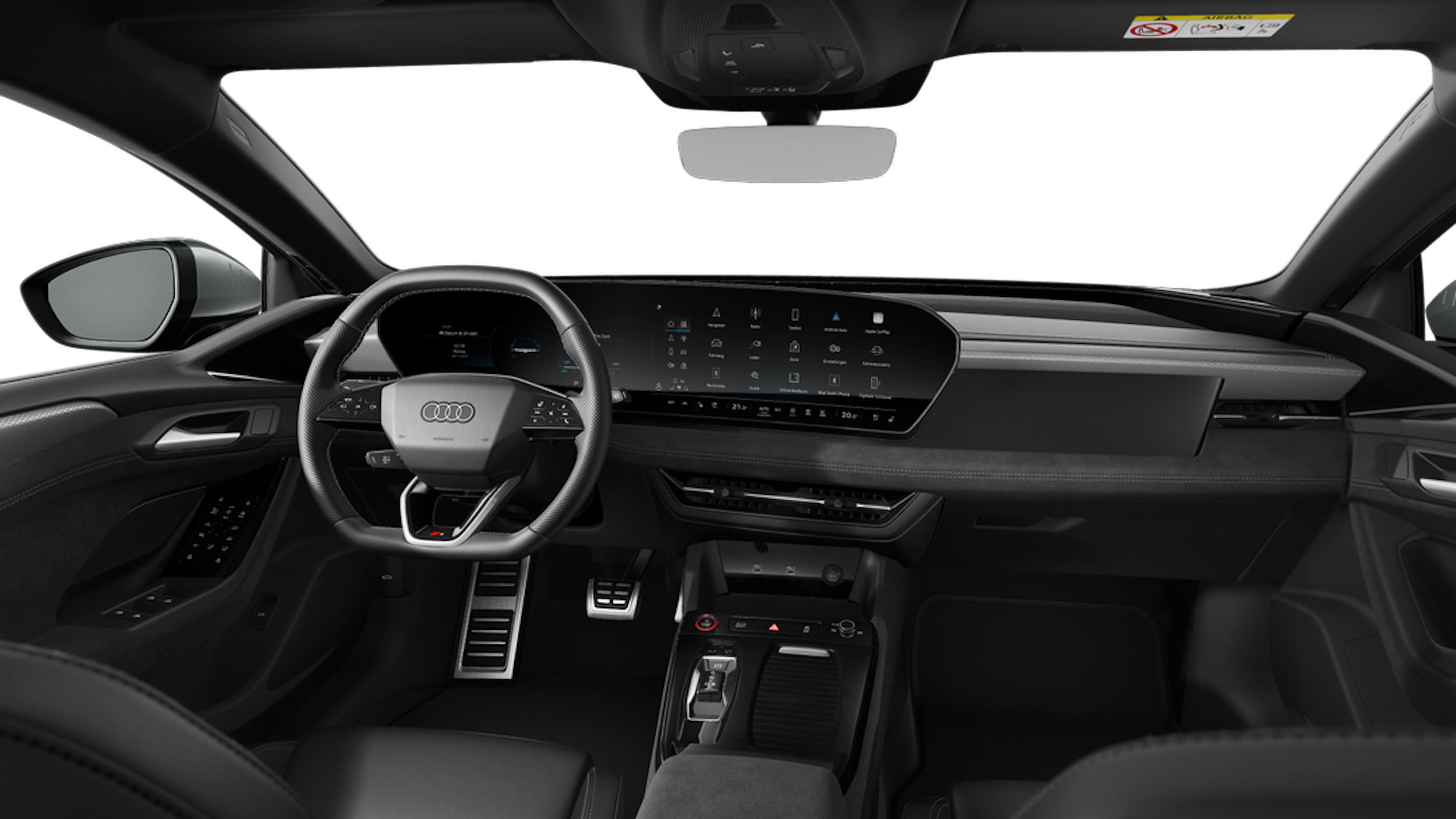 Mythos-musta, metalliväri Audi S6 e-tron 2025 kuva 7.