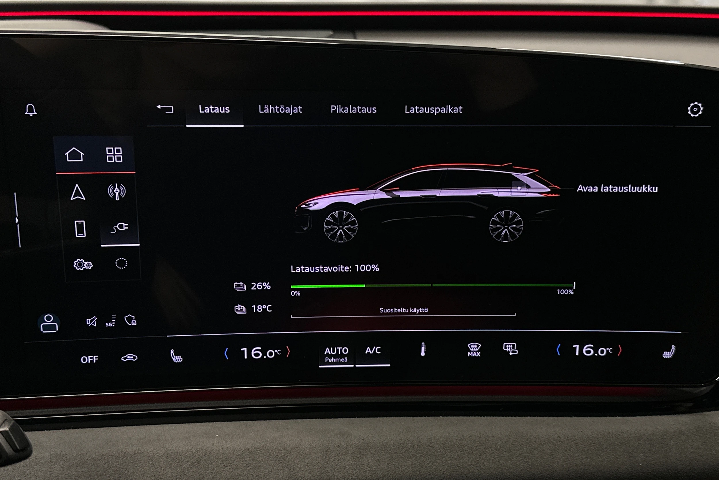 musta Audi S6 e-tron 2025 kuva 25.