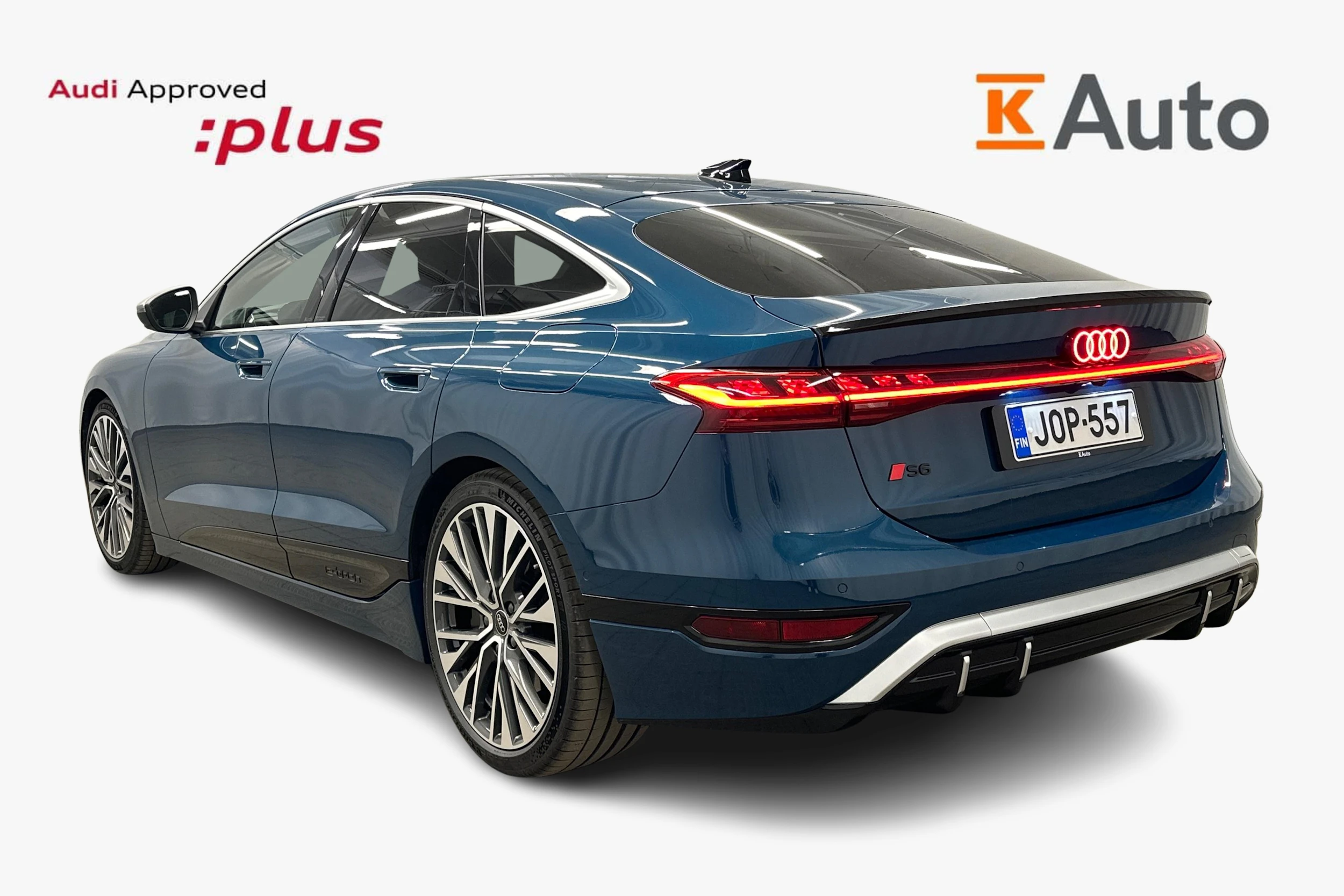sininen Audi S6 e-tron 2025 kuva 2.