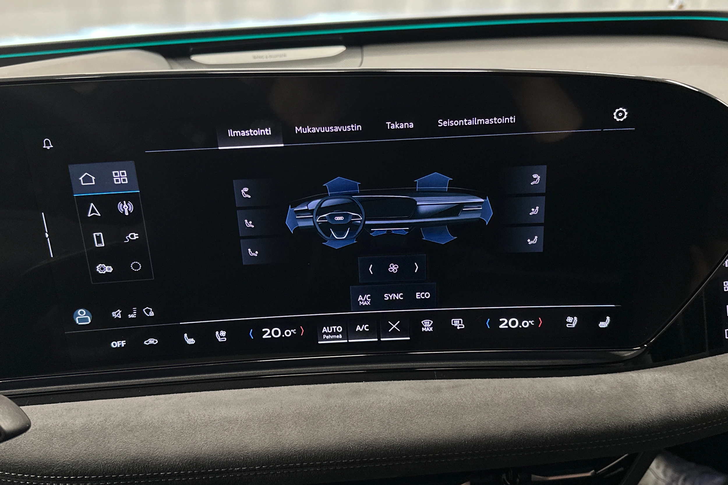 sininen Audi S6 e-tron 2025 kuva 23.