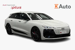 valkoinen Audi S6 e-tron 2025 kuva 1.