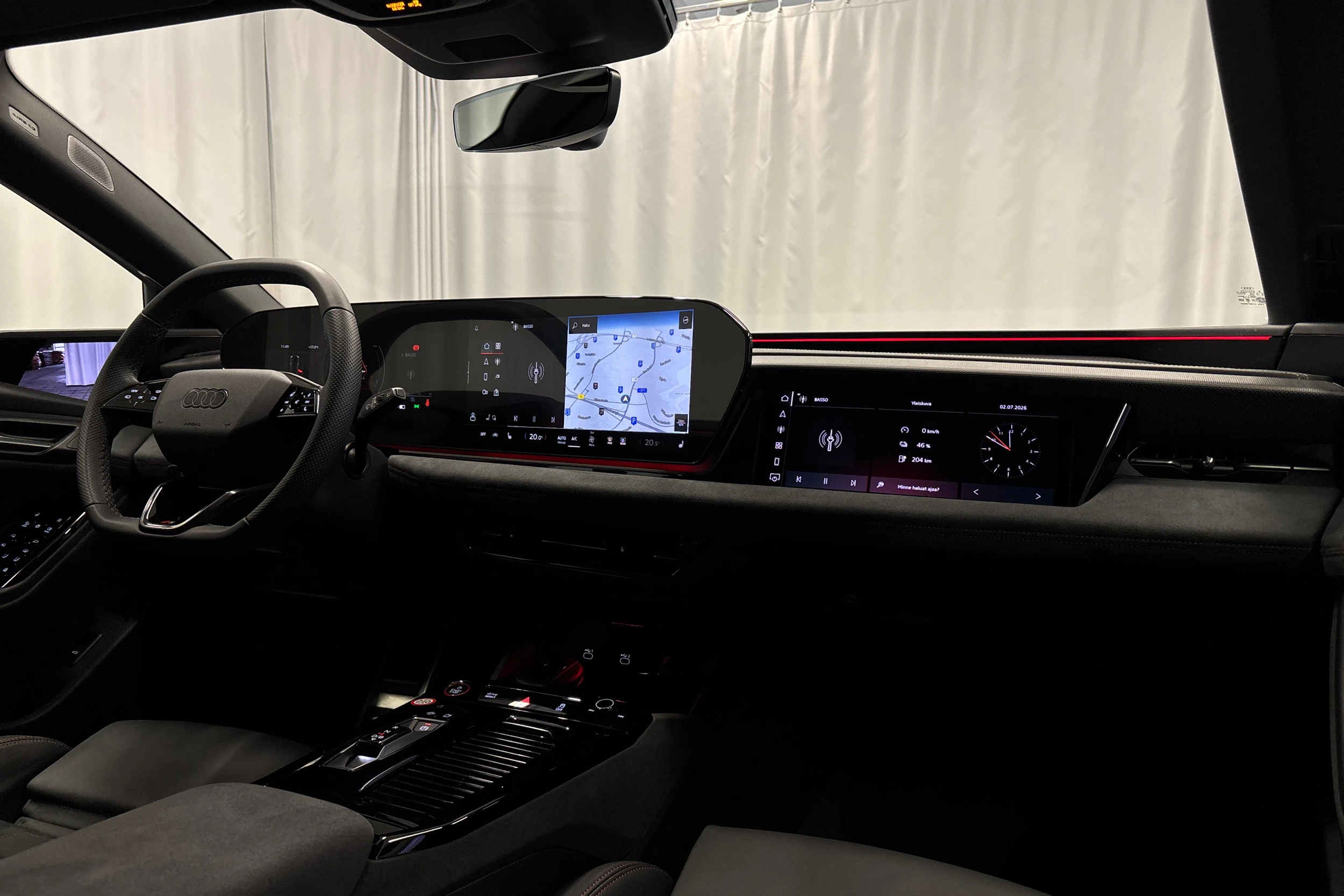 valkoinen Audi S6 e-tron 2025 kuva 18.